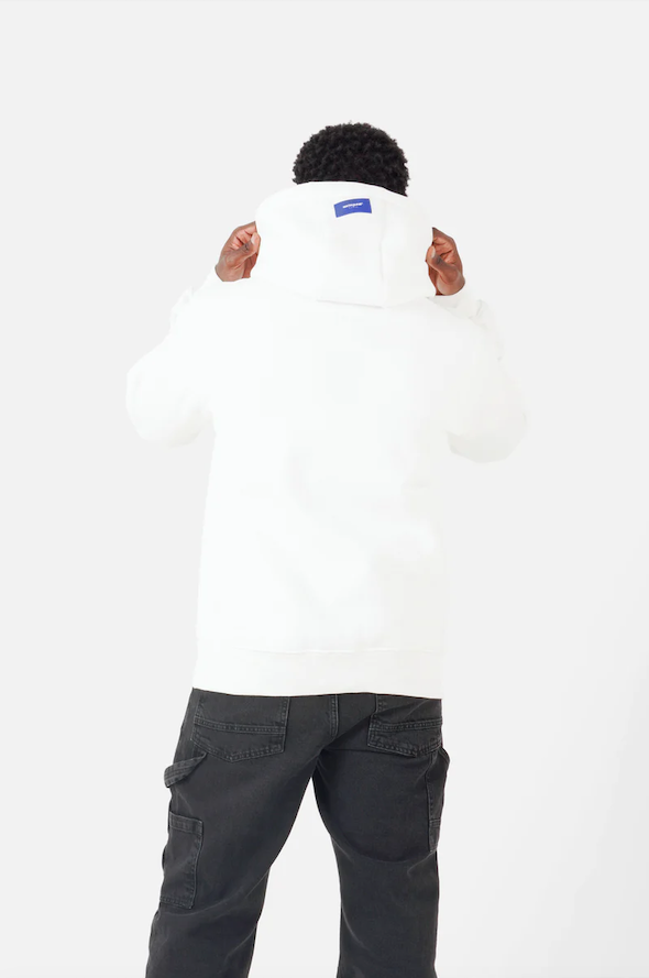 BICOLOR EMBROIDERY HOODIE 